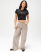 NIKE Sportswear Chill Knit Womens Crop Tee image number 2