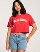 FULL TILT San Diego Womens Crop Tee image number 1