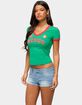 EDIKTED Mexico 08 V-Neck Tee image number 2
