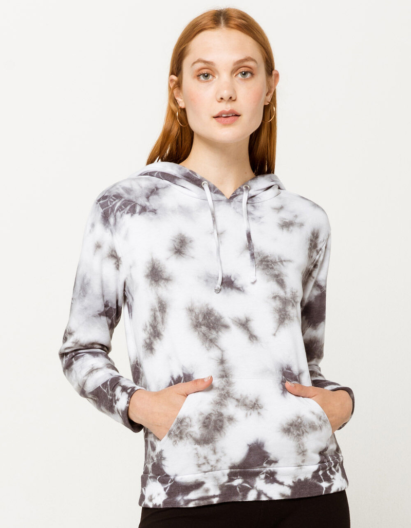 FULL TILT Tie Dye Womens Hoodie image number 1