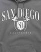 CALIFORNIA San Diego Palms Distressed Unisex Hoodie image number 2
