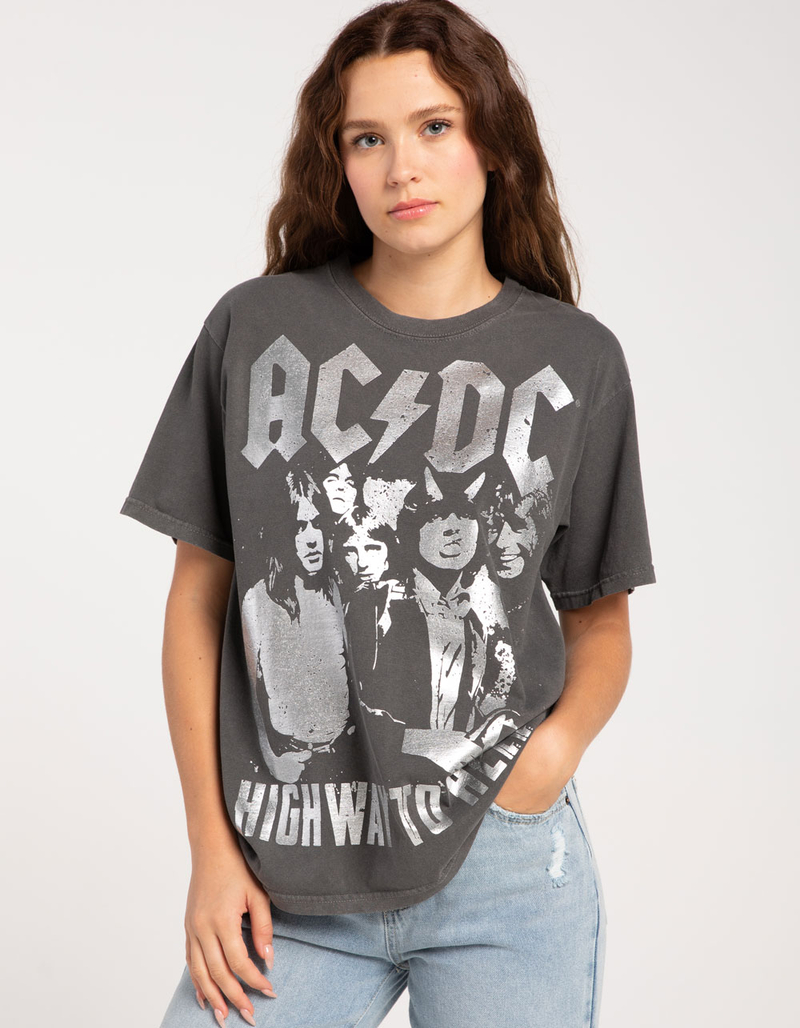 AC/DC Foil Womens Boyfriend Tee image number 0