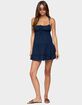 EDIKTED Sontana Ruched Tiered Mini Dress image number 4