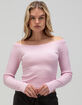 TILLYS Ballet Neck Womens Long Sleeve Top image number 1