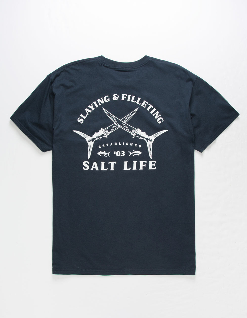 SALT LIFE Slyin & Fillet Mens Pocket Tee image number 1