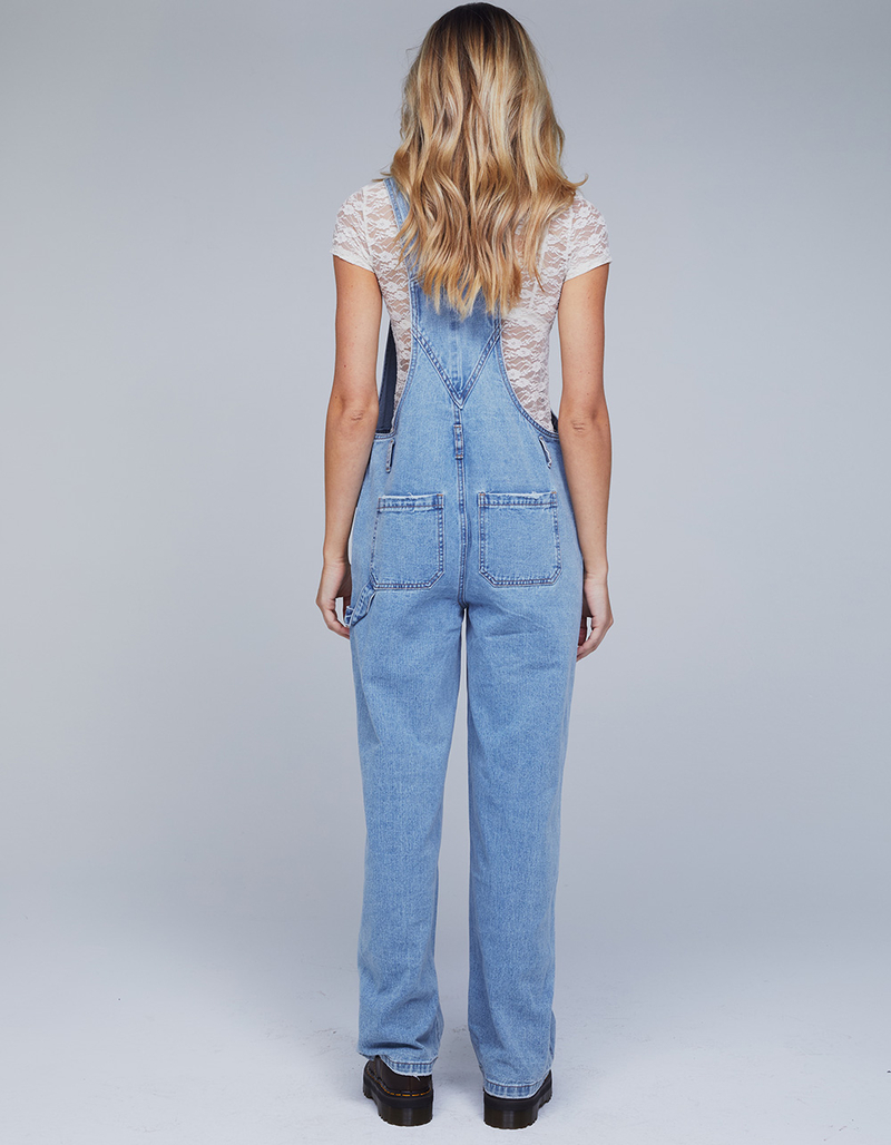 RSQ Womens Boyfriend Denim Overalls image number 3