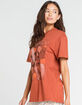 WEST OF MELROSE Poison Womens Oversized Tee image number 2
