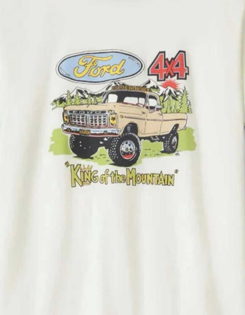 BRIXTON x Ford King Of The Mountains Mens Ringer Tee image number 1