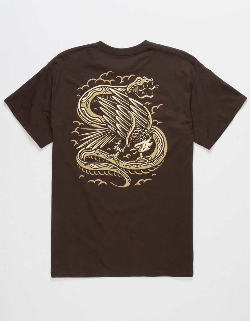 THREADLESS Semartigagelas Eagle And Snake Mens Tee image number 0