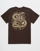 THREADLESS Semartigagelas Eagle And Snake Mens Tee image number 1