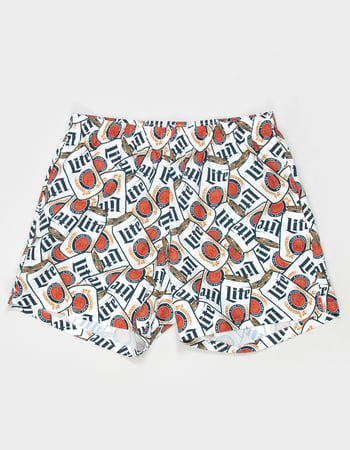 MILLER LITE Can Jam Mens Swim Trunks Alternative Image