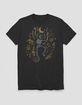 SKELETON Fall Leaves Unisex Tee image number 1