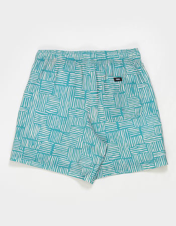 RSQ Mens Seersucker Swim Trunks Alternative Image