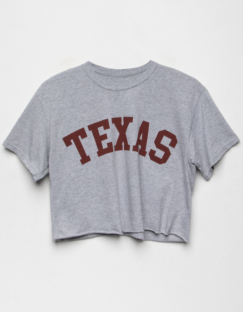 FULL TILT Texas Womens Crop Tee image number 4