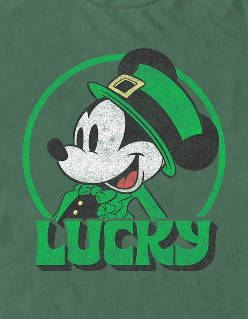 DISNEY Lucky Mickey Distressed Unisex Tee image number 1