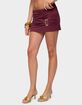 EDIKTED Kenia Abstract Ring Mini Skirt image number 2