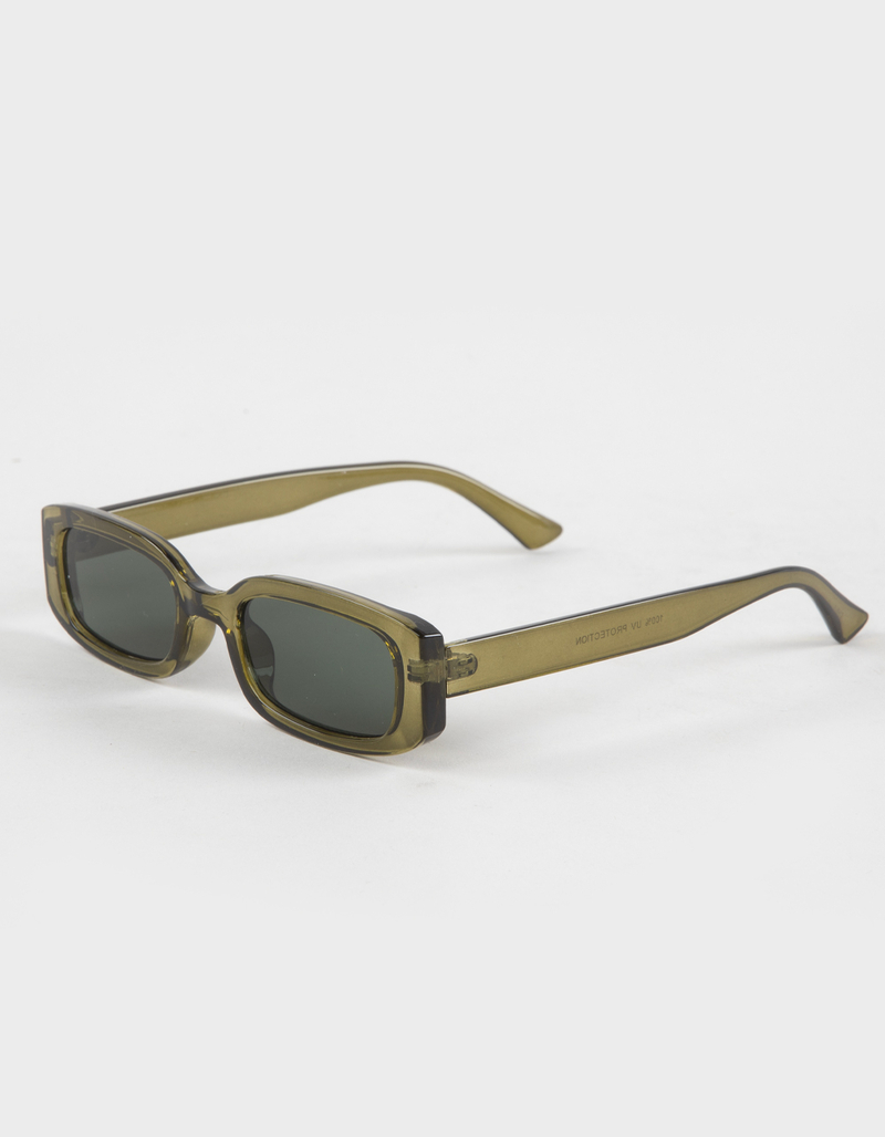 RSQ Rectangle Plastic Sunglasses image number 0