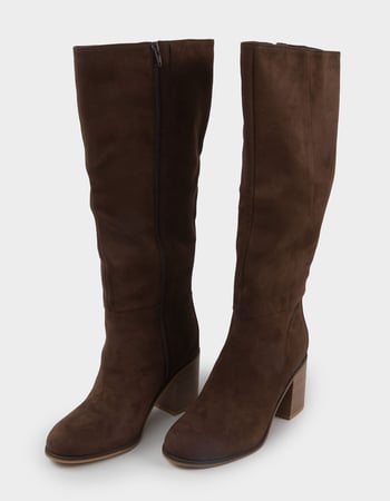 MIA Sabrena Womens Suede Boots Primary Image