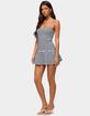 EDIKTED Felicitie Striped Mini Dress image number 2