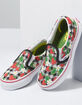 VANS Strawberry Gingham Girls Classic Slip-On Shoes image number 4