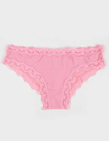 FULL TILT Polka Dot Lace Trim Bikini Panties Primary Image