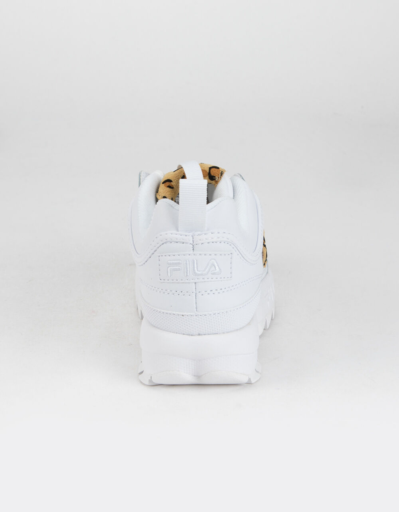 FILA Disruptor II Girls Leopard Shoes image number 4