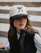 KATYDID Black Coquette Bow Vintage Two-Toned Hat image number 4
