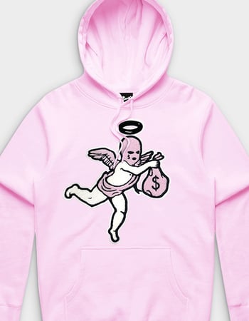 HASTAMUERTE Ski Mask Angel Chenille Patch Mens Hoodie Alternative Image