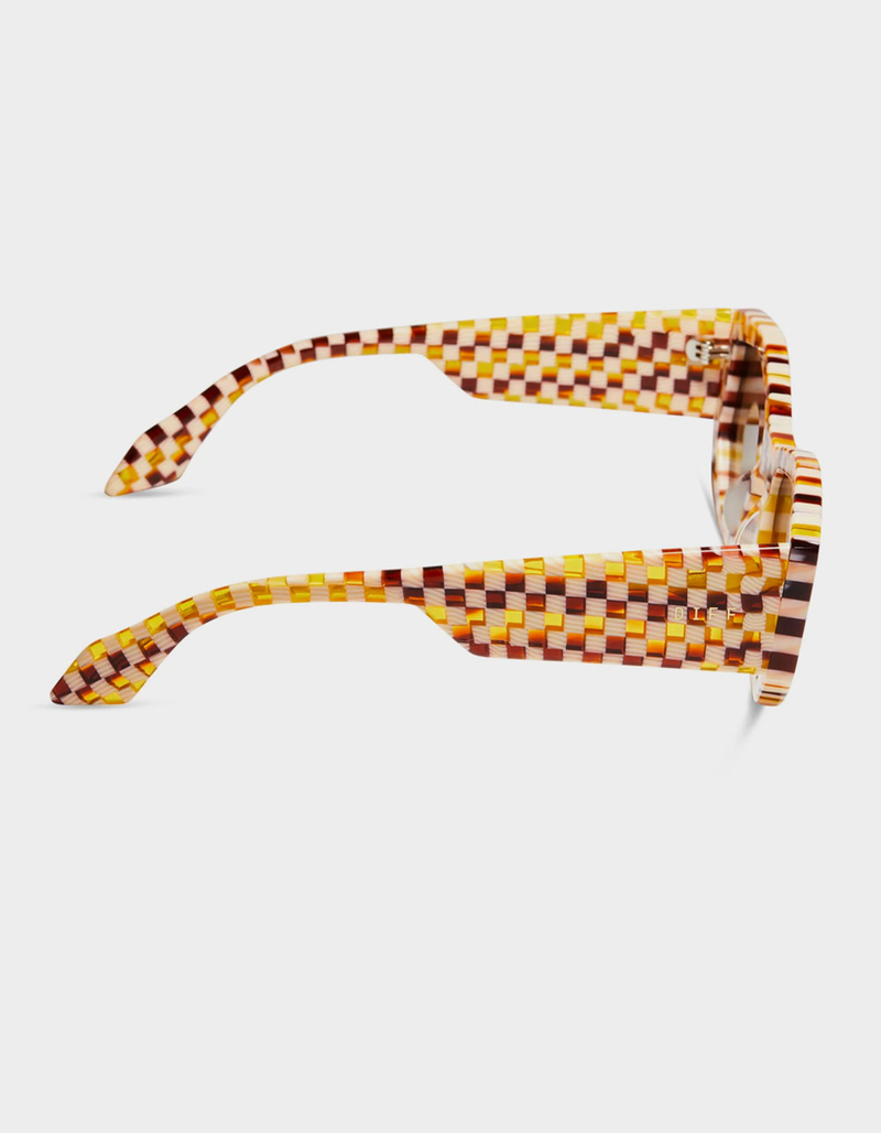 DIFF EYEWEAR Zoe Chestnut Weave Brown Gradient Sunglasses image number 2