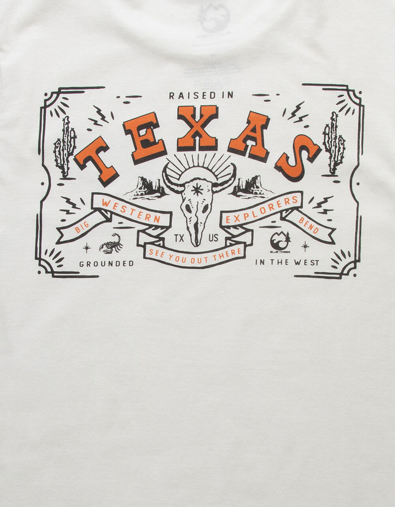 BLUE TIMBER Raised In Texas Mens Tee image number 3