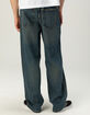 RSQ Mens Embroidered Dragon Baggy Jeans image number 4