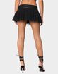 EDIKTED Double Belt Ruffled Chiffon Mini Skort image number 5