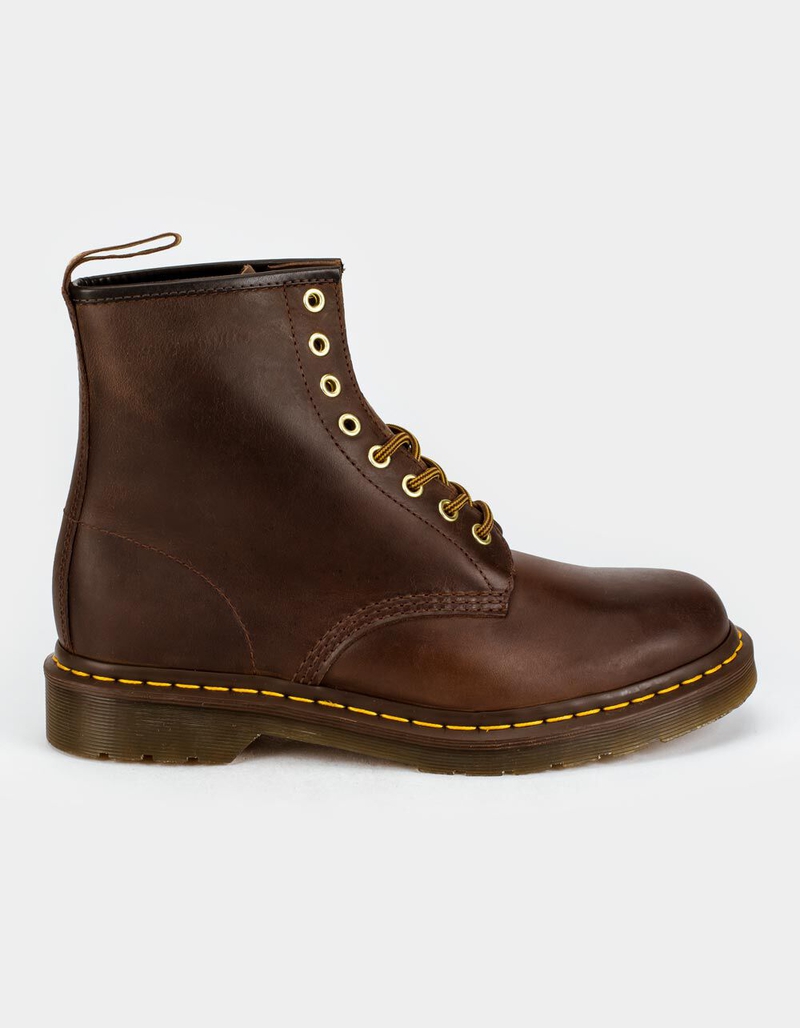 DR MARTENS 1460 Crazy Horse Leather Lace Up Mens Boots image number 1