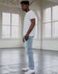 RSQ London Skinny Light Stone Mens Jeans image number 3