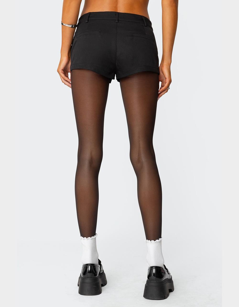 EDIKTED Kera Tailored Micro Shorts image number 4
