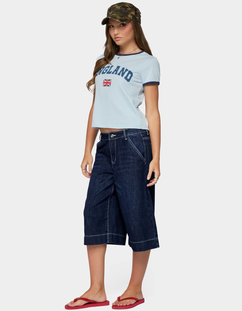 EDIKTED England Babe Graphic Tee image number 4