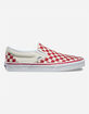 VANS Primary Check Slip-On Red & White Shoes image number 1