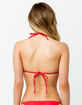 FULL TILT Tie Front Push Up Red Bikini Top image number 2