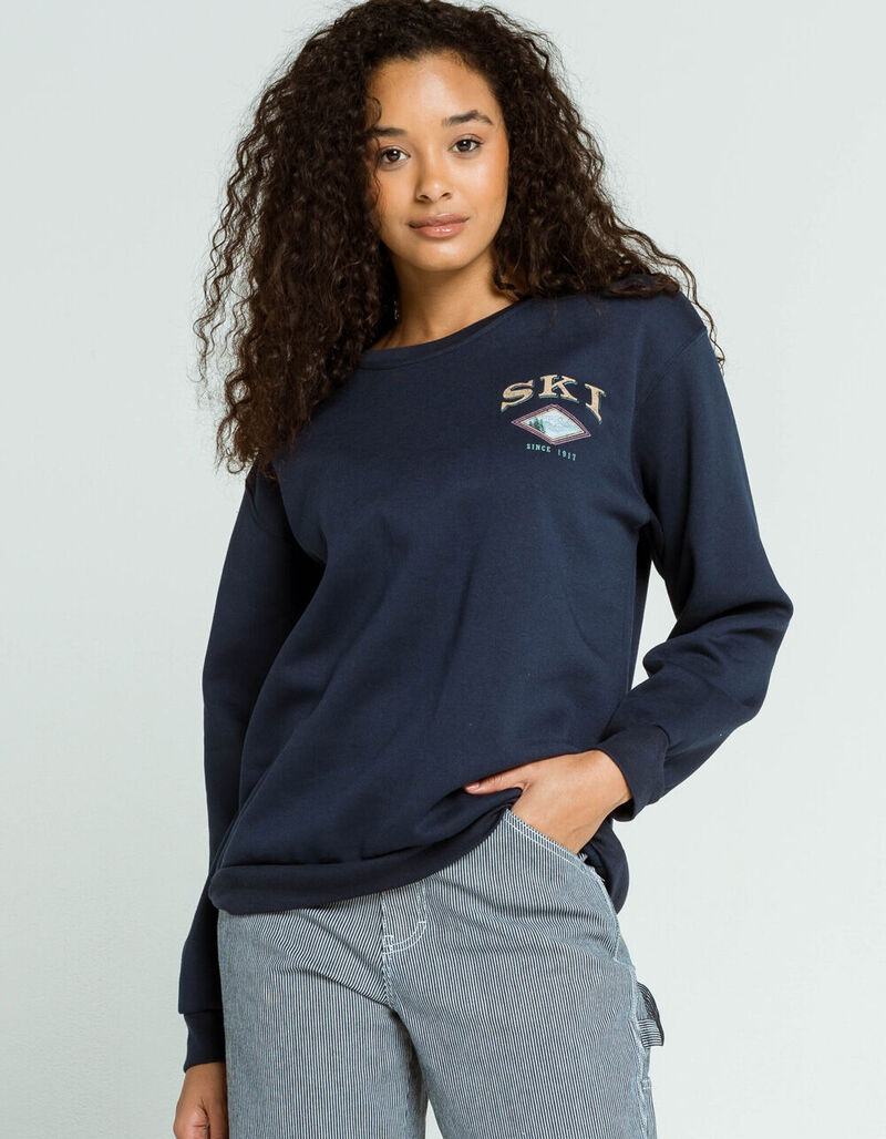 FULL TILT Ski Womens Crew Sweatshirt NAVY 388349210