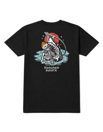HAGGARD PIRATE Hooked Mens Tee Primary Image