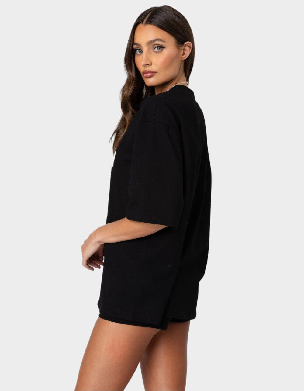 EDIKTED 76 Oversized Tee - BLACK | Tillys