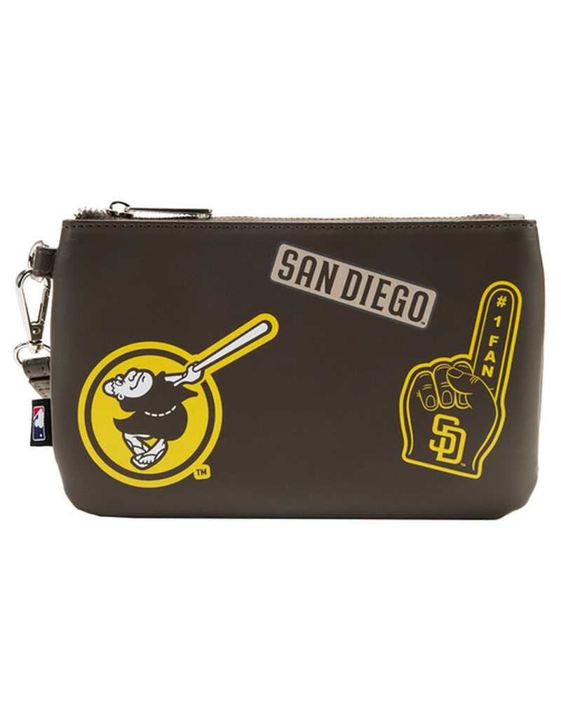 LOUNGEFLY x MLB SD Padres Stadium Crossbody Bag with Pouch image number 4