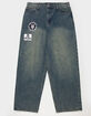 RSQ Mens Extra Baggy Patch Jeans image number 1