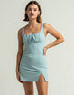 SKY AND SPARROW Emma Light Blue Slip Dress image number 1
