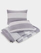 Grey Stripe Full/Queen Comforter Set image number 3