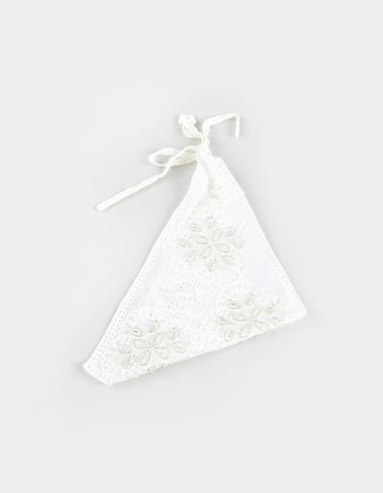 FULL TILT Beaded Embroidered Hair Scarf Alternative Image