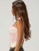 FULL TILT Floral Sublimation Tube Top image number 3