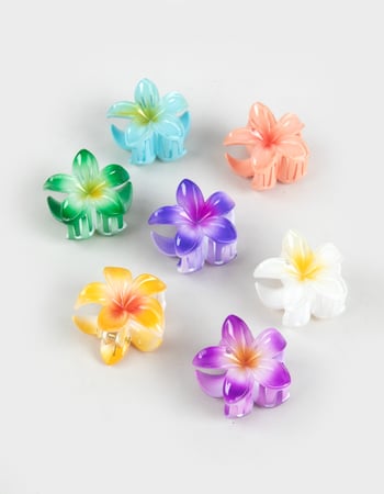 FULL TILT Multi Floral Claw Clip Set Primary Image