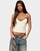 EDIKTED Ruelle Contrast Frill Tank Top image number 1