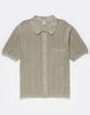 BDG Urban Outfitters Knitted Mens Button Up Shirt image number 5